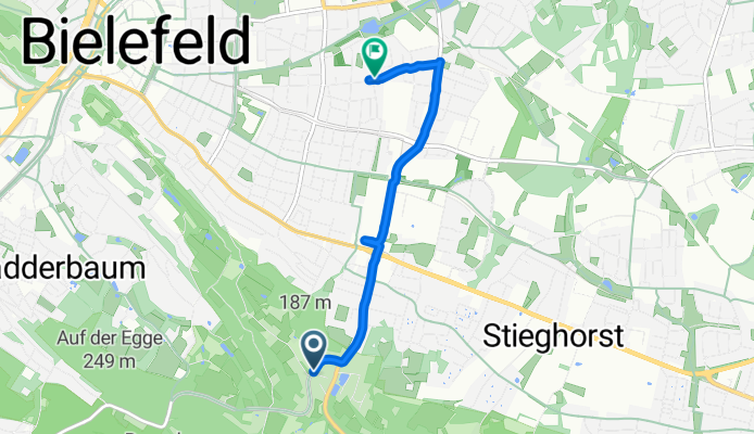 Stückenstraße nach Kleine Howe