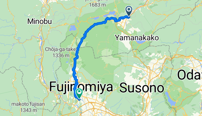 Fujikawaguchiko - Fujinomiya