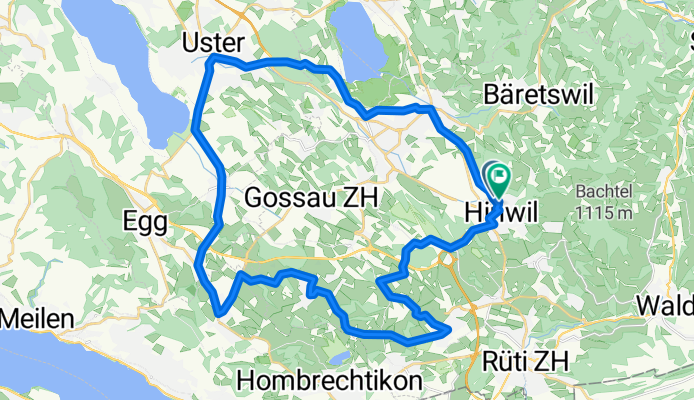 Rebhaldenstrasse, Hinwil nach Rebhaldenstrasse, Hinwil