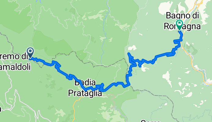 Percorso a Bagno di Romagna