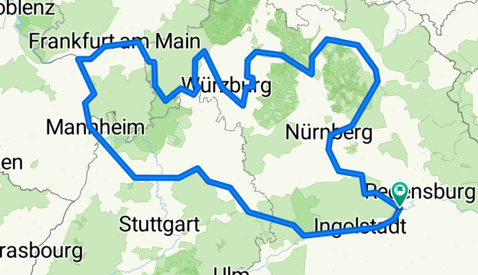Route in Kelheim