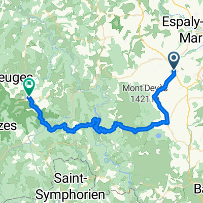 De Saint-Christophe-sur-Dolaison à Saugues