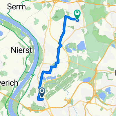 Ikarusstraße, Düsseldorf nach Heltorfer Mark, Düsseldorf