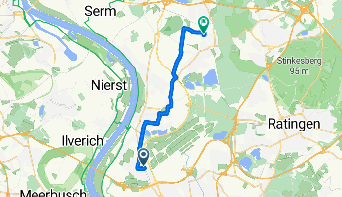 Ikarusstraße, Düsseldorf nach Heltorfer Mark, Düsseldorf