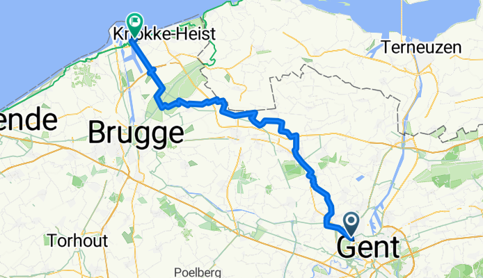 From Ghent to Knokke-Heist