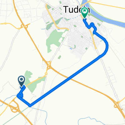 N-121C Km nach Paseo de Invierno