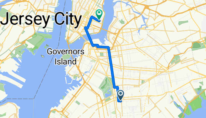 Erasmus St, New York to E 5th St, New York