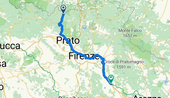 Sambuca Pistoiese - San Giovanni Valdarno