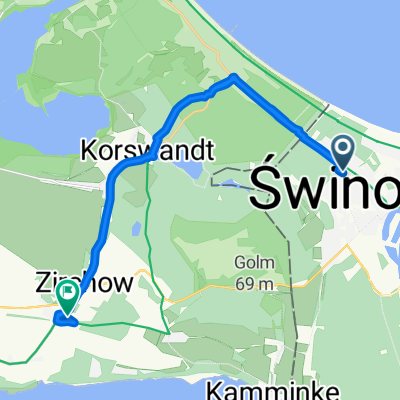 Legionów nach Lindenstraße