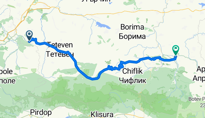 Yablanitsa - Troyan