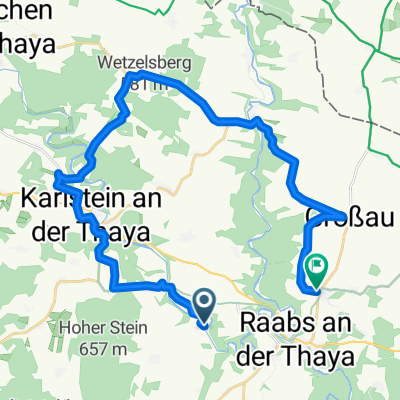 Liebnitz, Raabs an der Thaya nach Modsiedl, Raabs an der Thaya