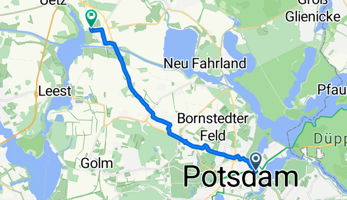 Gutenbergstraße, Potsdam nach Seestraße, Potsdam