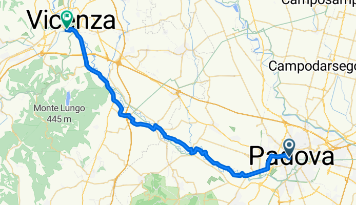 Via Dondi dall'Orologio 2A nach Vicenza