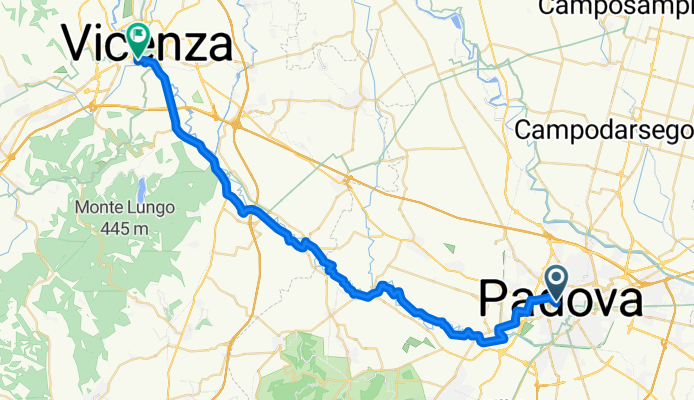 Via Dondi dall'Orologio 2A nach Vicenza