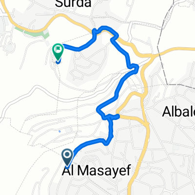31.923° N 35.200° W to Al Bireh