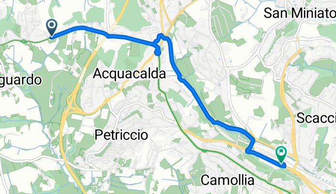 Via dell'Abbadia, Monteriggioni to Via Achille Sclavo, Siena