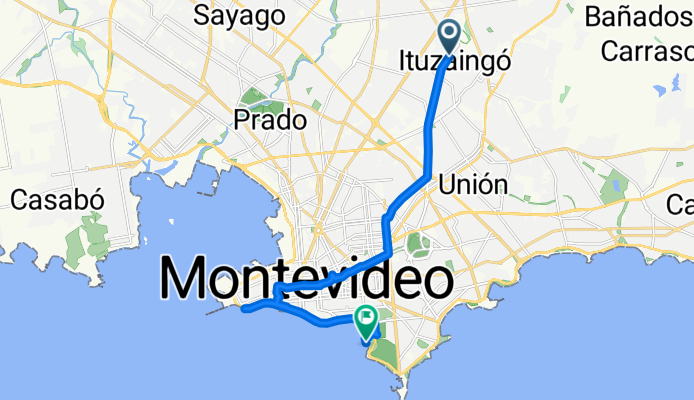 Ruta desde Patricios