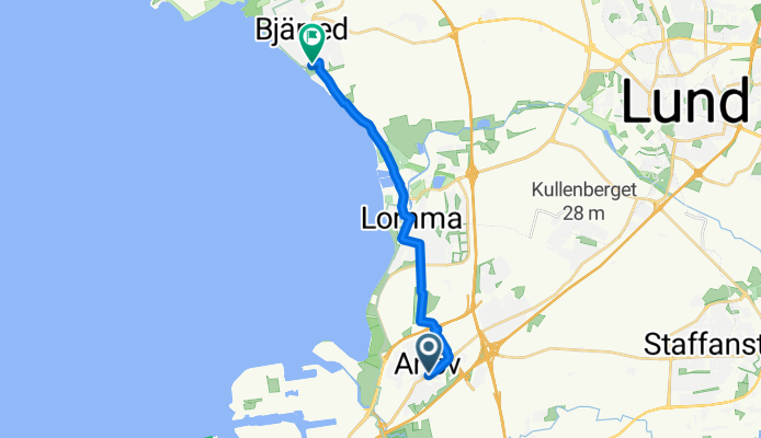 Route to Södra Villavägen