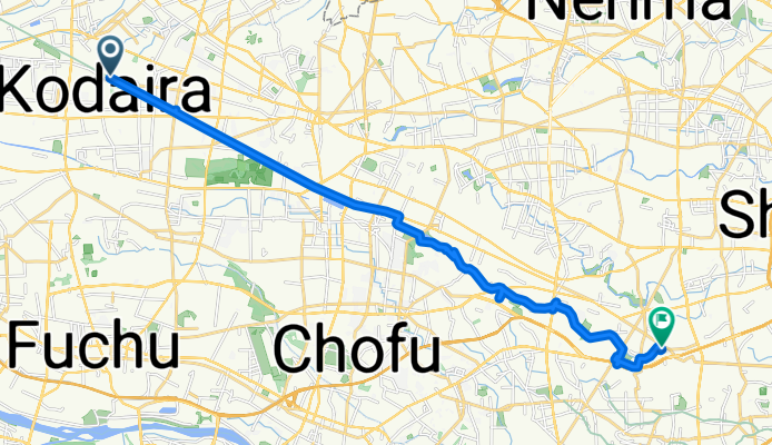 Hagiyamacho 2-Chōme, Higashimurayama to Izumi 2-Chōme, Suginami