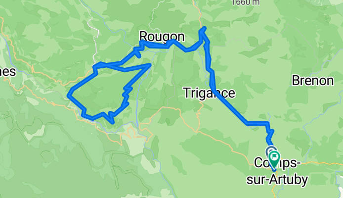 Route de Jabron, Comps-sur-Artuby to Avenue du Fayet, Comps-sur-Artuby
