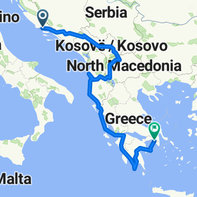 De Ulica Andrije Kačića Miošića a Arapaki