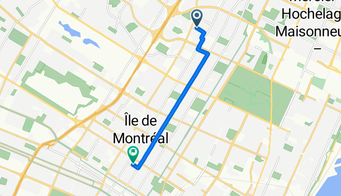 Rue Jean-Talon Est, Montréal à Rue Bélanger, Montréal