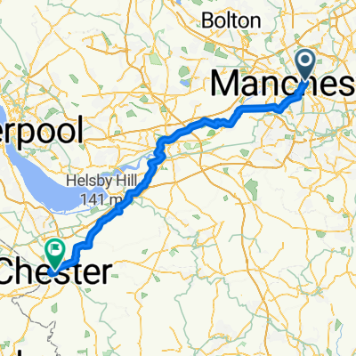 Miller Street, Manchester a Station Road, Chester