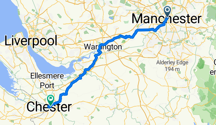 Miller Street, Manchester a Station Road, Chester