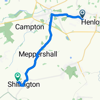 Broad Street, Shefford to Greenfields, Hitchin