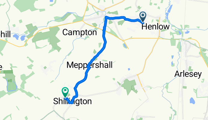 Broad Street, Shefford to Greenfields, Hitchin