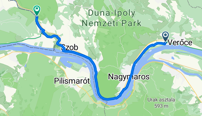 Ătvonal innen: Kossuth Lajos Ășt