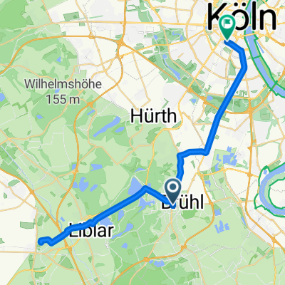 Balthasar-Neumann-Platz, Brühl nach Am Weidenbach, Köln