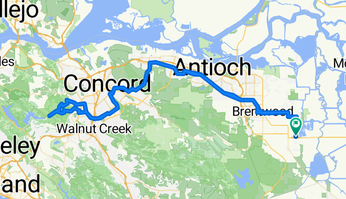 Route in Discovery Bay