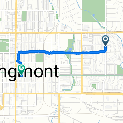 Elliott St, Longmont to Fourth Ave, Longmont