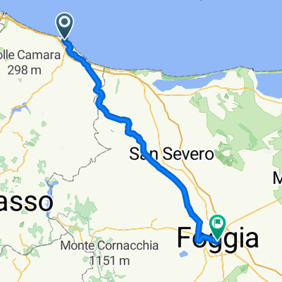 Via Dante Alighieri, Termoli to Via Schiraldi, Foggia