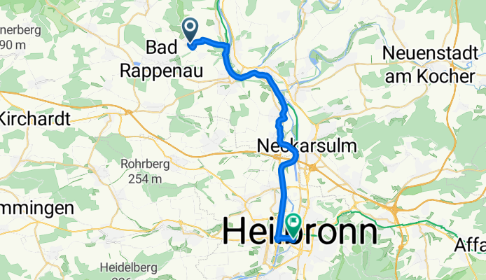 Haller Ring nach Götzenturmstraße