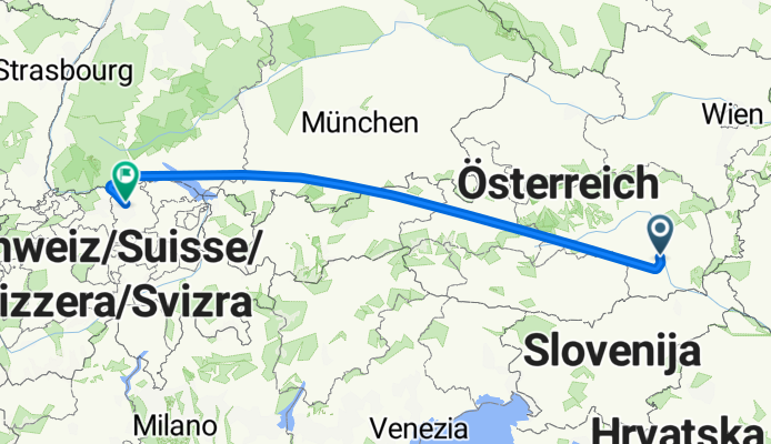 Flughafenstraße to Rietstrasse