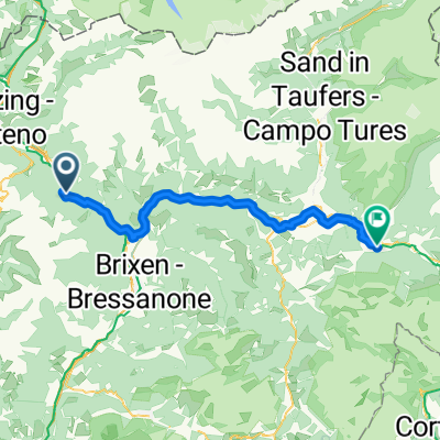 Route zu Geniesserhotel Messnerwirt Olang