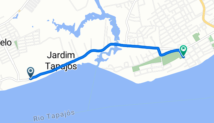 Estrada do Quinquagésimo Terceiro BIS, Itaituba a Rua Haroldo Veloso, Itaituba
