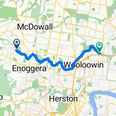 Kedron Brook Bikeway, Everton Park to Airport Link Tunnel, Kalinga