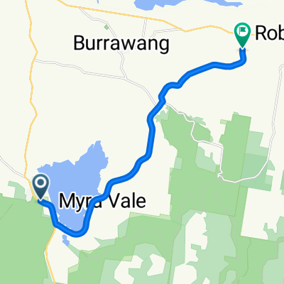 Nowra Rd, Fitzroy Falls to Pearsons La, Robertson