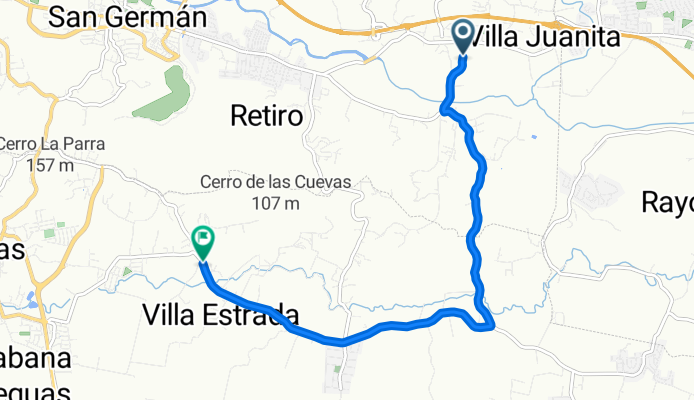 Camino el Higuero, San Germán a PR-117, Lajas