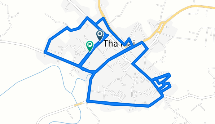 Thetsabal Sai ถนน to Thetsabal Sai ถนน