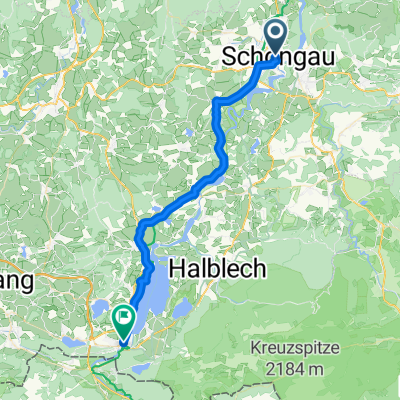 From Schongau to Fussen