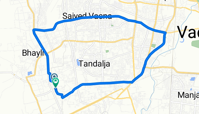 Vasna Bhayli Canal Road to Vasna Bhayli Canal Road