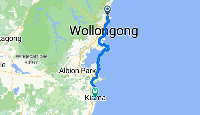 Pioneer Road to Kiama Station