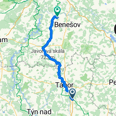 Planá nad Lužnicí - Týnec nad Sázavou