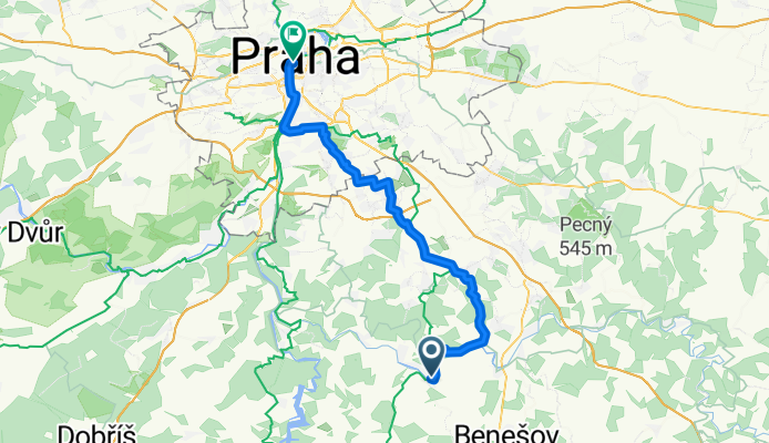 Týnec nad Sázavou - Prag