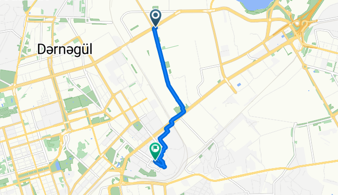 Baksol küç, Baku to улица Черняевского, Baku