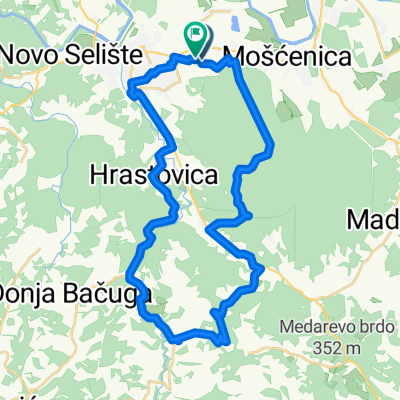 Cvjetna ulica to Vidikovac ulica